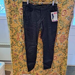 Levi Strauss black jeans modern mid rise skinny